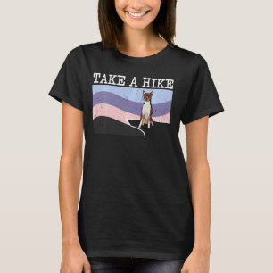 Camiseta Dé Un Senderismo Gratuito Al Juguete Fox Terrier