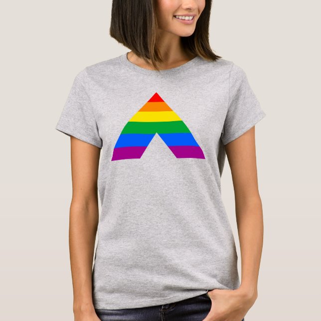 Camiseta de un símbolo de orgullo de aliado (Anverso)