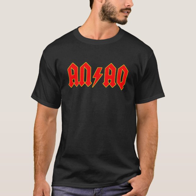 Camiseta de una banda de AQ (Anverso)