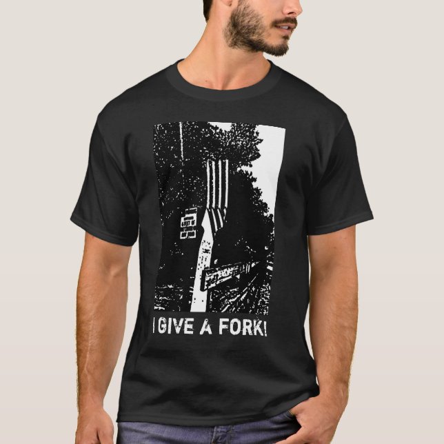 Camiseta Dé una bifurcación (Anverso)
