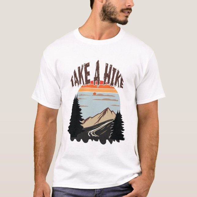 Camiseta Dé una caminata - Mountain Adventure Design for Na (Anverso)