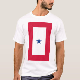 camiseta de una estrella de la bandera del