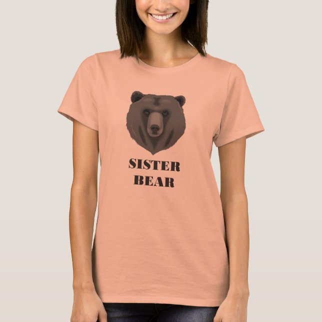 Camiseta de una hermana pequeña de una mujer (Anverso)