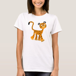 Camiseta de una insouciante Personalizado gueparda