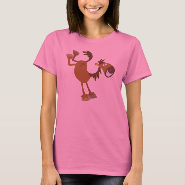 Camiseta de una Personalizado de patadas de caball (Anverso)