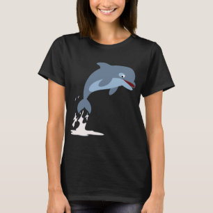 Camiseta de una Personalizado encantadora Dolphin 