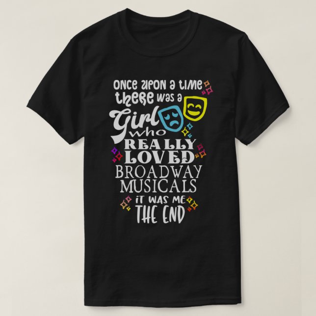 Camiseta De Una Vez, Merchandias Broadway Tea Musical (Diseño del anverso)