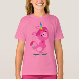 Camiseta de Unicorn, Personalizado de Skateboardin
