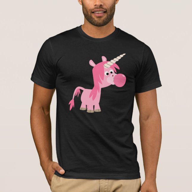 Camiseta De Unicornio De Burbuja De Personalizado  (Anverso)