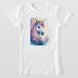 Camiseta de unicornio de fantasía para niñas