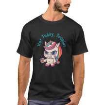Camiseta de Unicornio enojada