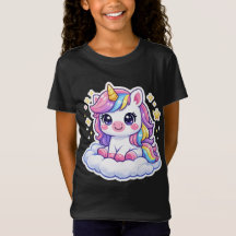 Camiseta de unicornio personalizada para niños