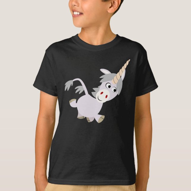 Camiseta de unicornio, una Personalizado cariñosa (Anverso)
