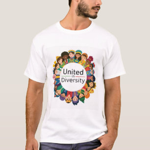 Camiseta de unidad inclusiva   Unidos en la divers
