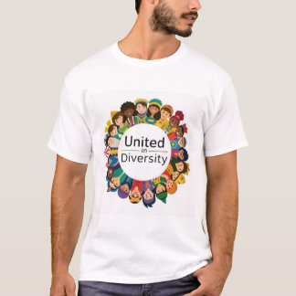 Camiseta de unidad inclusiva | Unidos en la divers