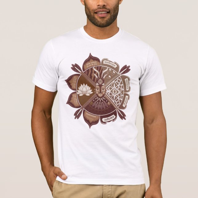 Camiseta de unidad multicultural - Fusión cultural (Anverso)