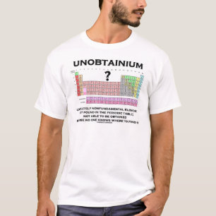 Camiseta De Unobtainium elemento totalmente Nonfundamental