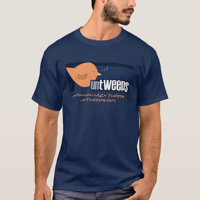 Camiseta de UnTweeps de los hombres (Anverso)