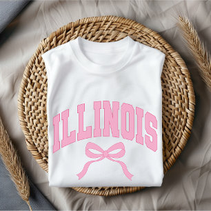 Camiseta de USA College Illinois, regalo de cumple