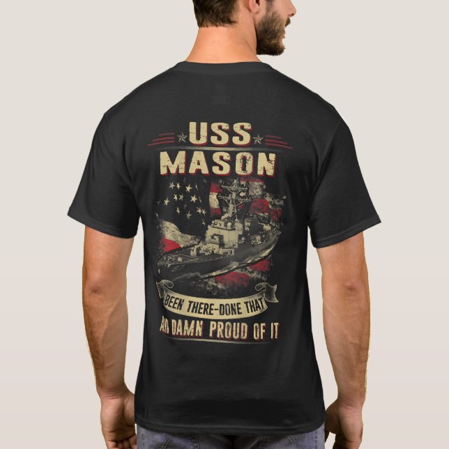 Camiseta de USS Mason (DDG-87) (Reverso)