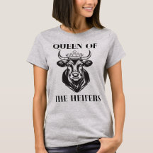 Camiseta de vaca de la Reina de las Alturas