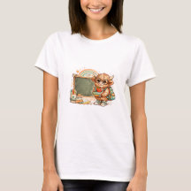 Camiseta de Vaca de las Tierras Altas para el Regr