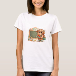 Camiseta de Vaca de las Tierras Altas para el Regr