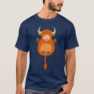 Camiseta de vaca de Personalizado meditante suave 