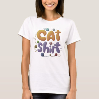 Camiseta de vaca del gato: estilo puramente simple