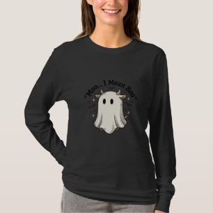 Camiseta de vaca fantasma linda Halloween Moo quie