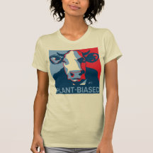 Camiseta de vaca inspirada en el arte pop rojo bla