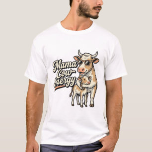 Camiseta de Vaca Mama para Madres de Granjas Campe