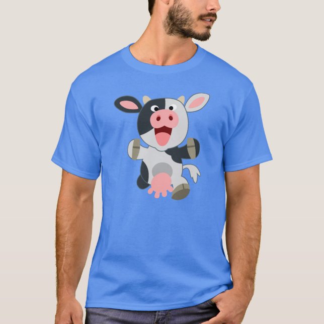 Camiseta de vaca Personalizado alegre (Anverso)