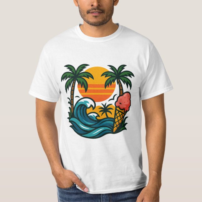camiseta de vacaciones (Anverso)