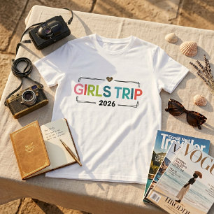 Camiseta de Vacaciones a Juego para Viaje de Chica