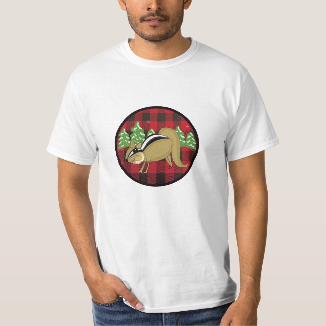 Camiseta de vacaciones de ardilla de tierra de bos (Anverso)