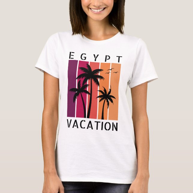 Camiseta de vacaciones de Egipto (Anverso)