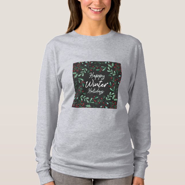 Camiseta de vacaciones de invierno (Anverso)