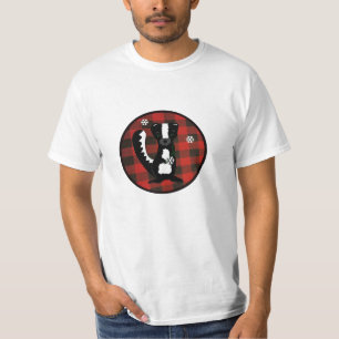 Camiseta de vacaciones de mapache de bosque a cuad