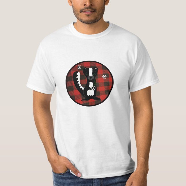 Camiseta de vacaciones de mapache de bosque a cuad (Anverso)