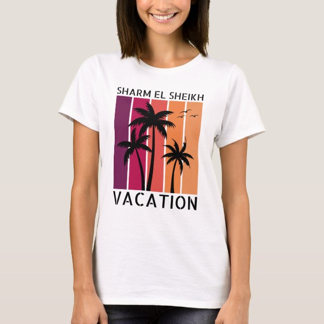 Camiseta de vacaciones de Sharm El Sheikh (Anverso)
