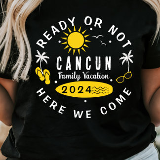 Camiseta de vacaciones familiares de personalizabl