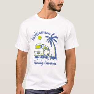 Camiseta de vacaciones familiares personalizadas