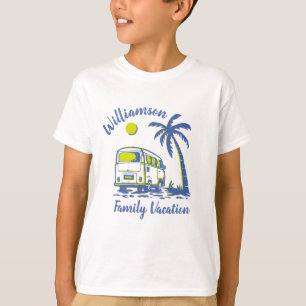 Camiseta de vacaciones familiares personalizadas