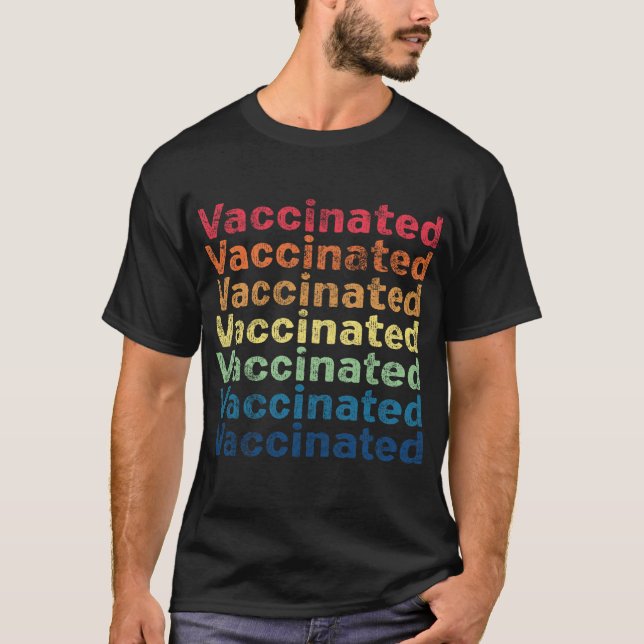 Camiseta de vacunado, Camiseta de vacuna (Anverso)