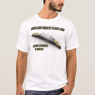 Camiseta de vagón de transporte de residuos nuclea