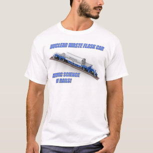 Camiseta de vagón de transporte de residuos nuclea