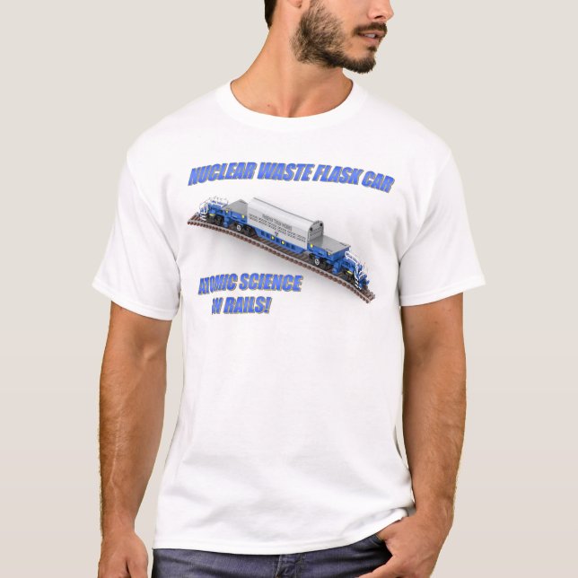 Camiseta de vagón de transporte de residuos nuclea (Anverso)