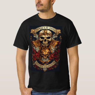 Camiseta de valentía et combattant dessing-Unyielding tshir