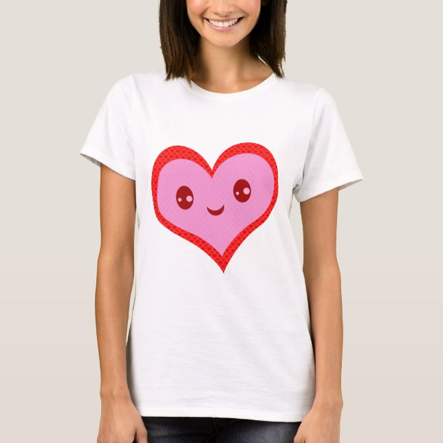 Camiseta de Valentine Heart Long Sleeve (Anverso)